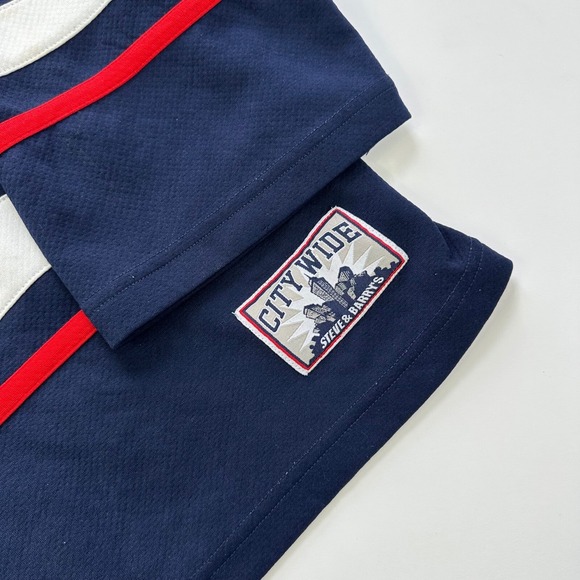 Steve & Barrys Athletic Dept USA Hockey Jersey Pullover Blue Red Mens XXL - Picture 6 of 8